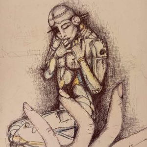 Vendita online opera dal titolo “Oggi” realizzata dall'artista contemporanea Luigi Senia