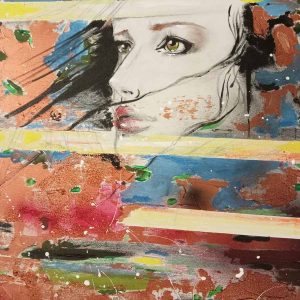 Vendita online opera dal titolo “Risveglio” realizzata dall'artista contemporanea Luigi Senia