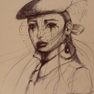 Vendita online opera dal titolo “L'addio” realizzata dall'artista contemporanea Luigi Senia