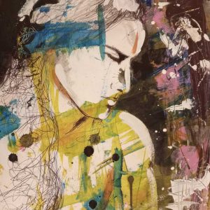 Vendita online opera dal titolo “L'attesa” realizzata dall'artista contemporanea Luigi Senia