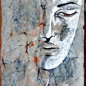 Vendita online opera dal titolo “Dentro” realizzata dall'artista contemporanea Luigi Senia