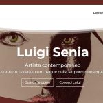 Il sito web dell’artista Luigi Senia