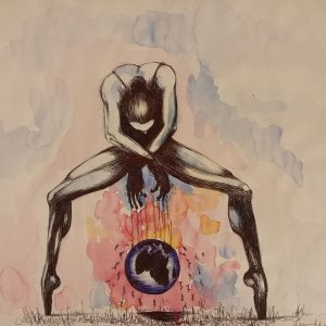 Vendita online opera dal titolo “Tempo moderno” realizzata dall'artista contemporanea Luigi Senia